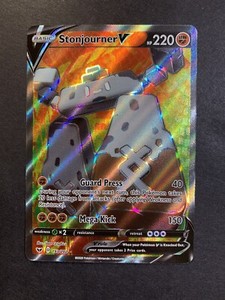 Stonjourner V 193 202 Sword Shield Pokemon Full Art Ultra Rare Mint Pack Fresh Ebay