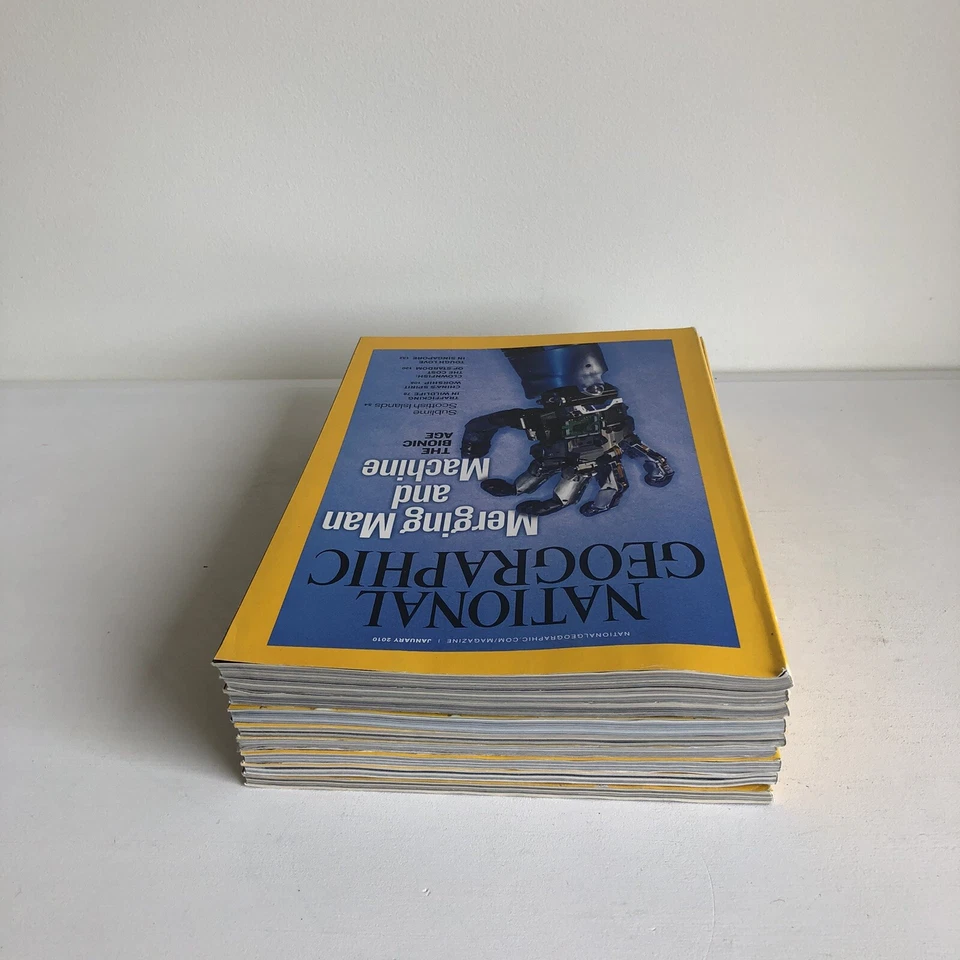 2010 National Geographic Magazines x 9 Set Jan Feb Mar Apr May Jun Jul Aug Sep - Image 4 of 4