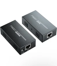 PWAYTEK 4K HDMI ultra HD Extender Over Cat5e/6  z,  Up to 200ft/60m Extender