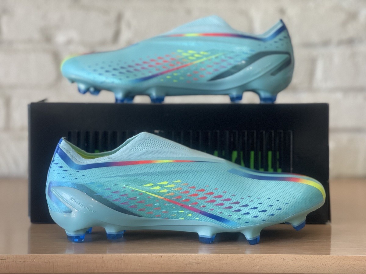 Adidas X Speedportal .1 ACC FG Soccer Aqua Solred Yellow Messi