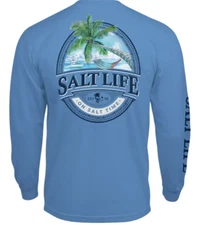 Salt Life Hammock Time Mens Graphic Pocket L/S T-Shirt - XL - NWT