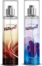 Layer'r Wottagirl Vanilla Twist Mystic Island Women Body Splash Mist Each 135 ML
