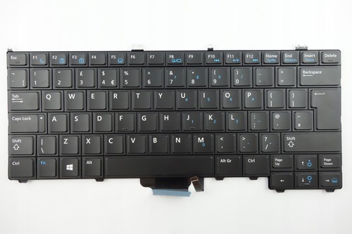 NEW Genuine Keyboard UK for Dell Latitude E7240 E7440 4380Y / 04380Y - Zdjęcie 6 z 10