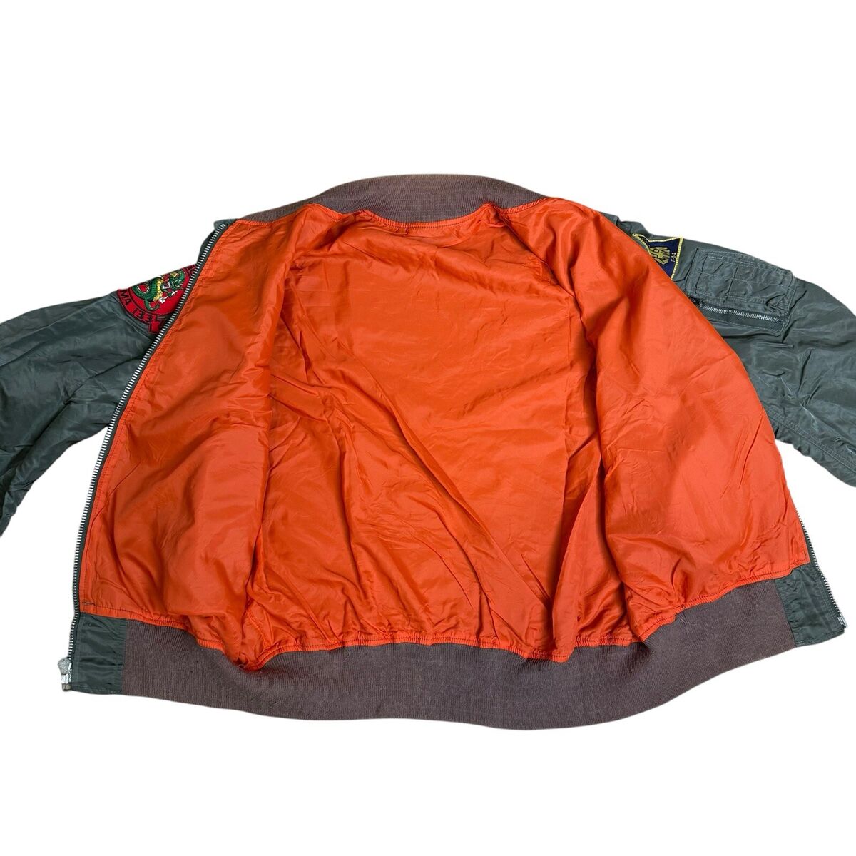Vintage MA-1 Jim Watkins NASA Apollo Jacket Flyers Flight F Vintage MA-1 Jim Watkins NASA Apollo Jacket Flyers Flight F