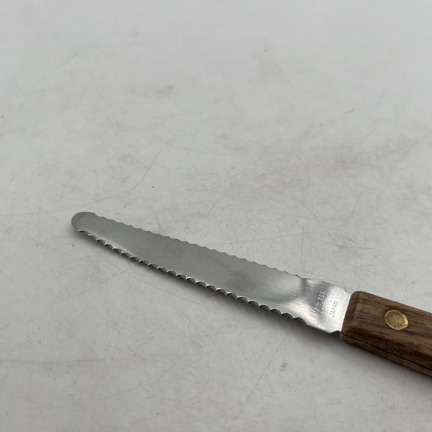 Vintage Stainless Sawtooth Small Grapefruit Knife MCM Kitchen Gadget Tool