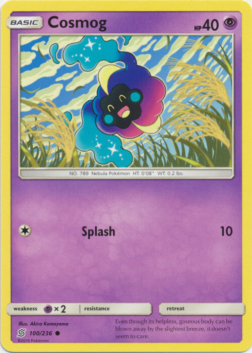 Pokemon Cosmog - 100/236 - Common NM-Mint Unified Minds