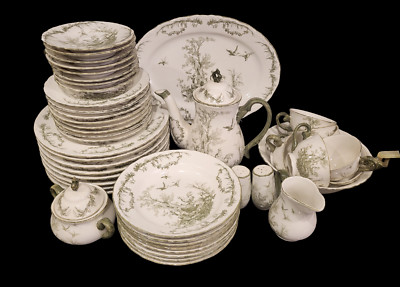 RARE AUX AU PROVENCE China French Country Chicken AUV6 Green CHOICE