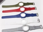 Bezel Mod For Casio GA-2100/2110 Watch Band Strap+Case Silicone Rubber Kit