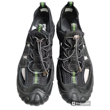 Camel Crown Men's Suede Hiking Sandals Black size 9.5 Outdoors Beach Comfort