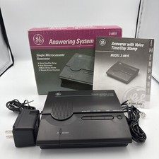 Vintage GE Single Microcassette 1-Tape Answerer 2-9815