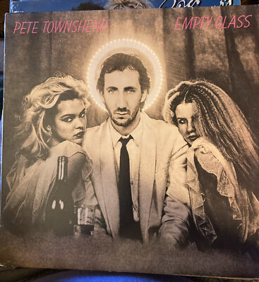 Pete Townsend Empty Glass Vintage 1980 Rock LP Original Near Mint ATCO SD-100