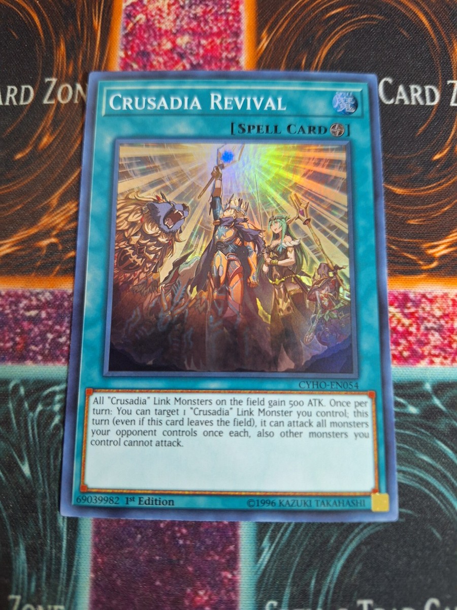 Yu-Gi-Oh! Crusadia Revival Super Rare Card – CYHO-EN054 1st Edition From Cybernetic Horizon Set - View #8