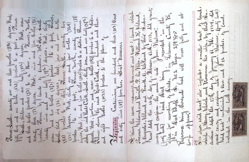 Deed Indenture Hanover Township Lebanon PA Harrisburg 1898 - Picture 2 of 6