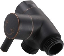 Shower Diverter Valve, 3 Way Shower Splitter, G1/2 T Splitter Oil-Rubbed Bronze