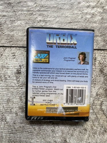 RARO -- ORBIX THE TERRORBALL -- SPECTRUM 48K 128K -- DI STREETWISE SOFTWARE 1986 - Foto 2 di 3