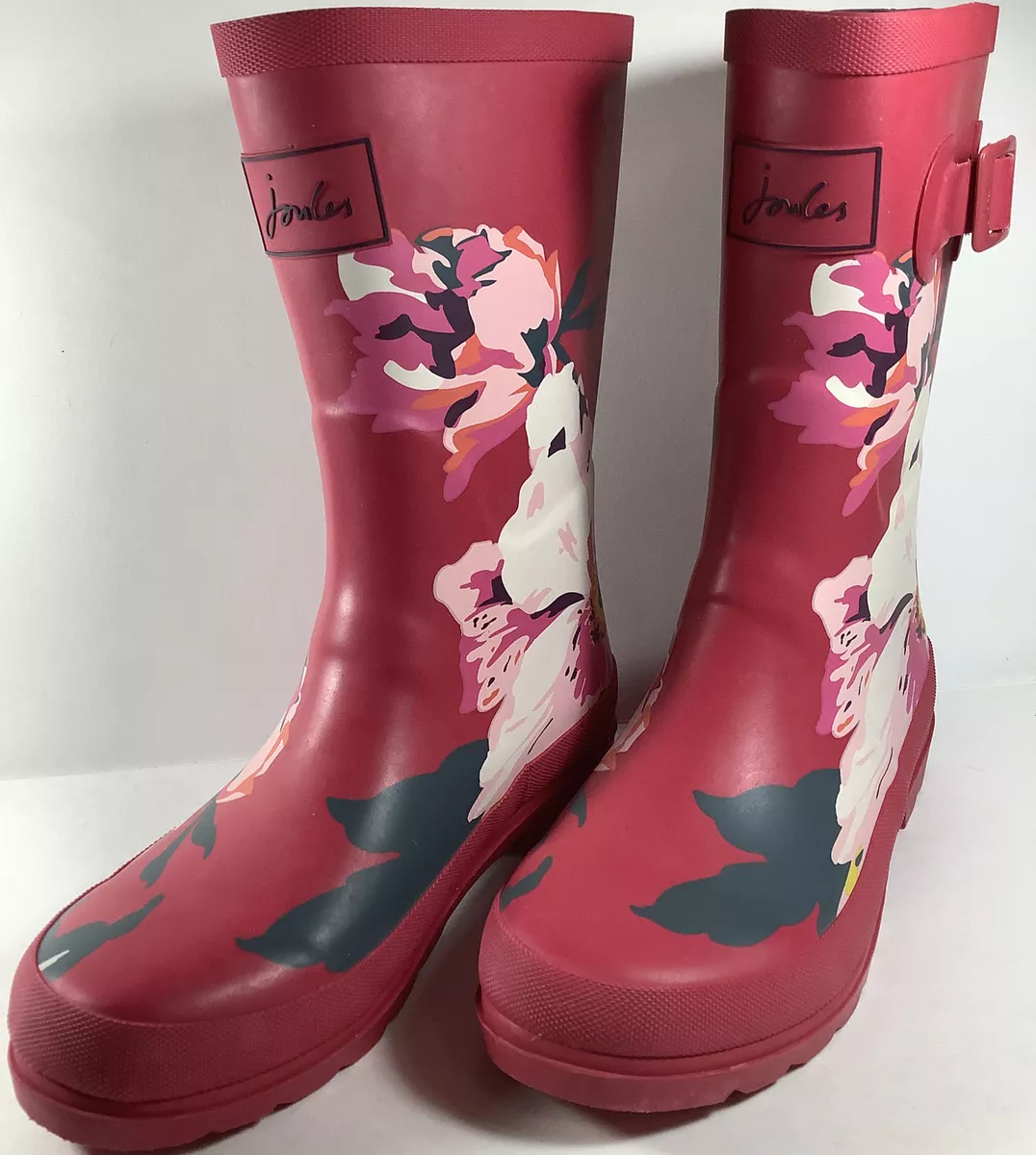Joules pink cheap wellies