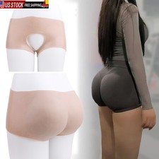 Silicone Buttock Enhancement Pants Enhance Lift Butt Shaper Control Underwear US