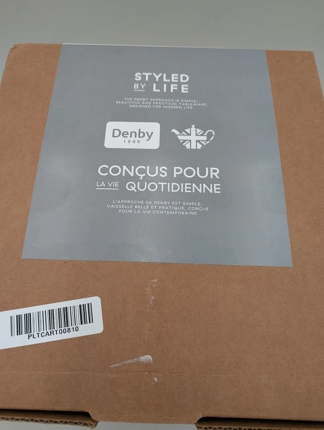 Conjunto de louça Denby Halo jantar, salada, cereais, 12 peças (prato faltando) - Imagem 2 de 4