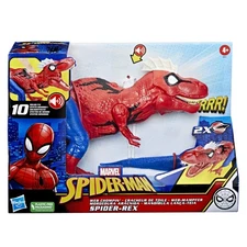 Marvel Web Chompin' Spider-Rex 16-Inch Action Figure with Sounds Dino Blast Toy