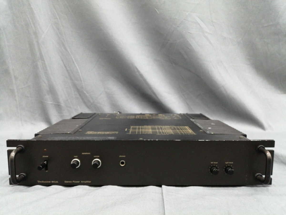 Technics SE-9060Ⅱ (60A) TECHNICS SE-9060 Power Amplifier Transistor AC100V Powers On