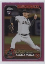 2024 Topps Chrome Pink Refractor Andrew Saalfrank #178 14dq