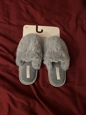 Laura Ashley Women's Memory Foam Slippers Size Large 5-6 