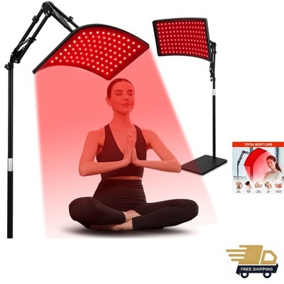 Compact Red Light Therapy Device with Stand & Eye Protection   Wellness Solution
