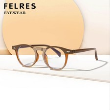 Anti Blue Light Round Eyeglasses Men Women Classic Clear Lens Glasses Frames Hot