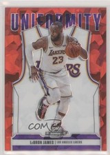 2020 Panini Contenders Optic Uniformity Red Cracked Ice Prizm LeBron James 0t9m