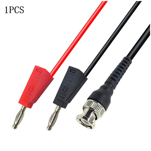 100cm BNC to Dual 4mm Stackable Banana Cable for Oscilloscope and Test Work - Picture 10 of 12