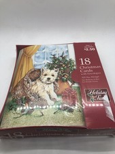 Westie White Highland Terrier Christmas cards NIB 18 cards