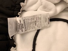 Cozy Cover Infant Car Seat Carrier Cover Black  White Fleece Warm Unisex