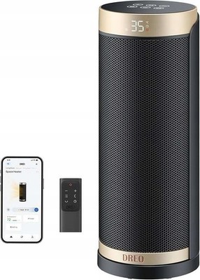 Dreo Solaris Slim H3 Keramikheizung 2000W mit Fernbedienung und Oszillation
