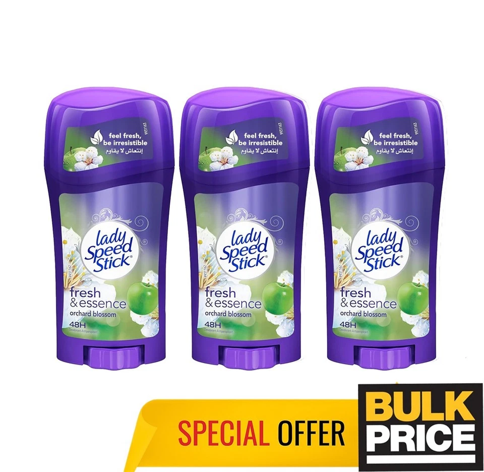 Lady Speed Stick Orchard Blossom Stick Deodorant Anti-Wetness 65g XXL 3er Pack