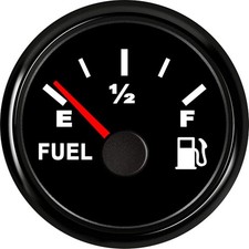 Marine Fuel Gauge for Boat, Truck, SUV  Diesel Level Indicator with Backlight