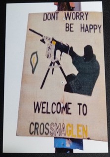 IRISH REPUBLICAN POSTCARD WELCOME TO CROSSMAGLEN SOUTH ARMAGH BANDIT COUNTRY