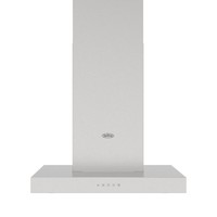 Belling 80cm T Shape Chimney Cooker Hood - Stainless Steel 444411683