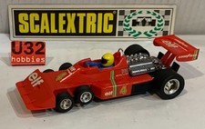 Slot Car SCX SCALEXTRIC EXIN C-4O54 Ford Tyrrell P34 6 Wheels F1 4 Red