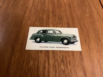 KELLOGG S- MOTOR CARS (koloriert) 1949 - Nr 14 HILLMAN MINX HERRLICH