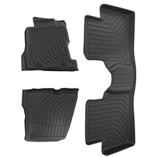 Floor Mat Set For Honda Civic 1.8l 2.0l 2006-2011 All Weather Black Floor Liners