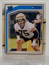 2024 PANINI DONRUSS TALIESE FUAGA RATED ROOKIE FOOTBALL CARD SAINTS NFL 310