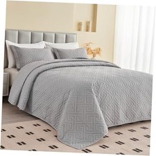 Oversized King Bedspreads 128x120 for Extra Oversized King 128 x 120 Grey