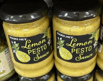 2X Bottles Trader Joe s Lemon Pesto Sauce 6.7oz each jar