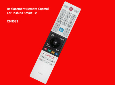 CT-8533 Fernbedienung für Toshiba 49 55 U78 UHD mit Rakuten TV Netflix F Play