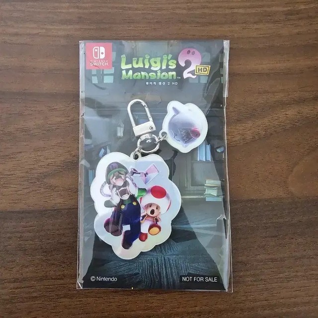 Unopened Nintendo Switch Luigi Mansion Special Keyring