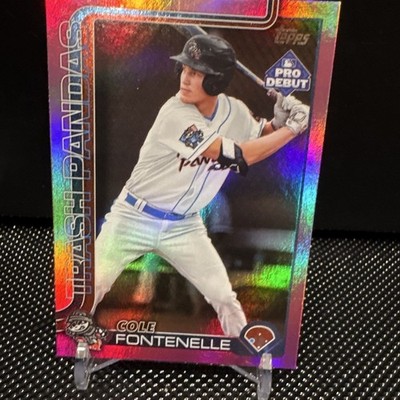 Topps 2025 Pro Debut Cole Fontenelle RC #PD-111 Fuchsia Foil 28/199