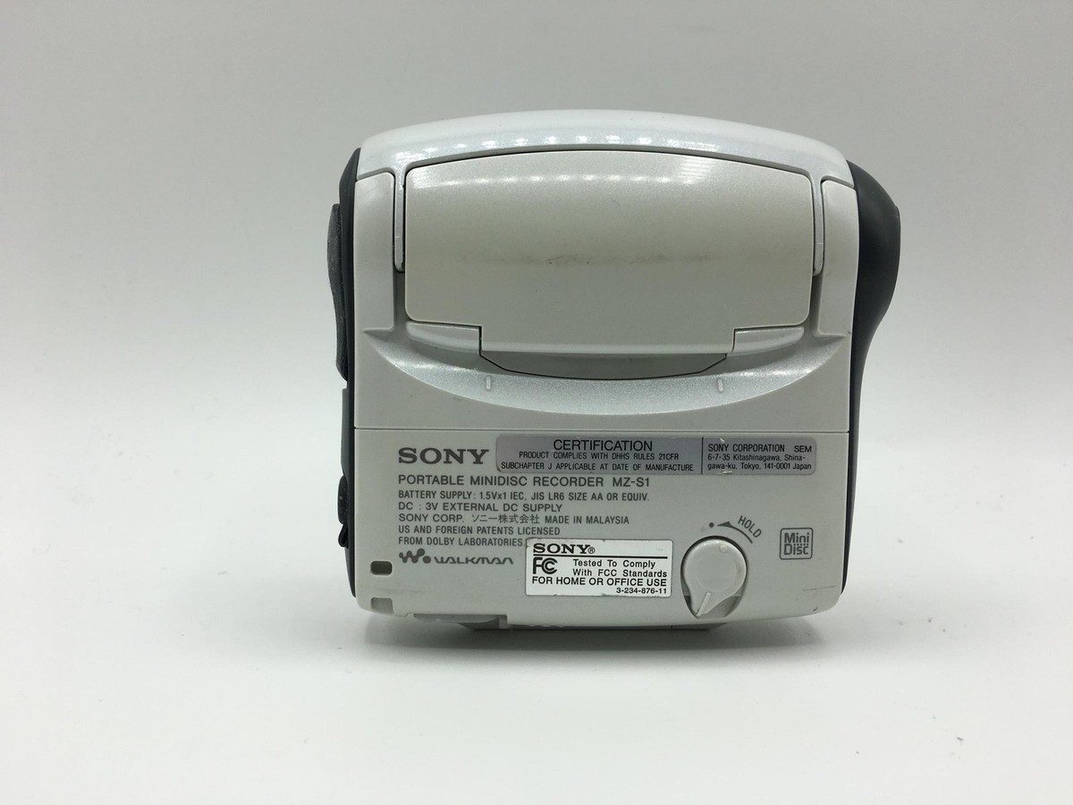 SONY ポータブルミニディスクレコーダー MZ-S1 Sony MZ-S1 [MiniDisc Wiki]