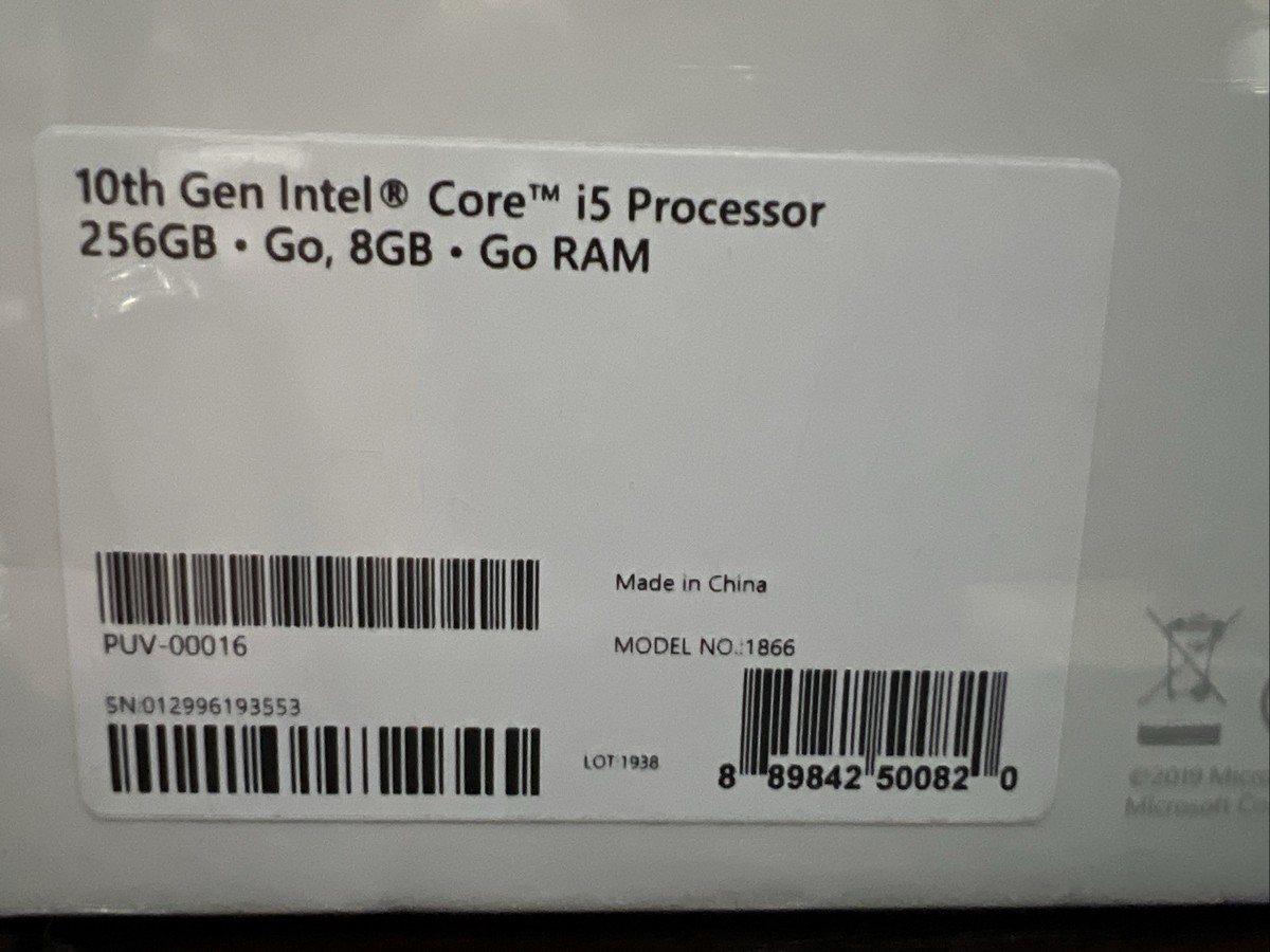 Microsoft Surface Pro 7 12.3 Microsoft Surface Pro 7 12.3