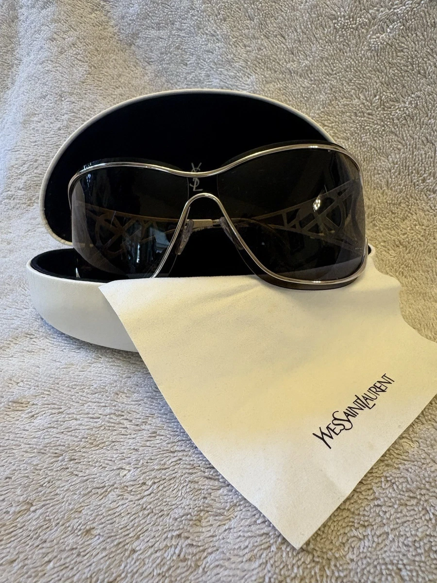 YSL YVES SAINT LAURENT VINTAGE SHIELD RIMLESS SUNGLASSES BLACK EUC Saint Laurent® SL 309 RIMLESS Sunglasses - EuroOptica™ NYC main image 2
