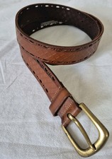 Vintage Rocky  Mens Belt Brown Leather 43in Retro Original Style 